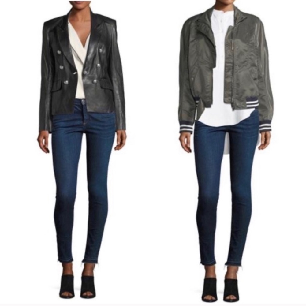 Veronica Beard Brooke Skinny Jeans in Midnight